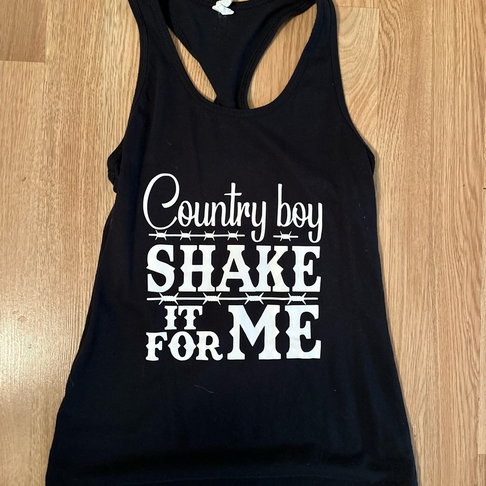 “Country boy shake it for me” tank
